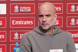 瓜帅：我没看阿森纳vs利物浦，但落后6分总比落后8分好